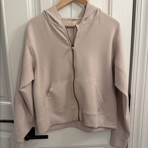 Rhone Dreamglow Zip Hoodie in Sand - Size M